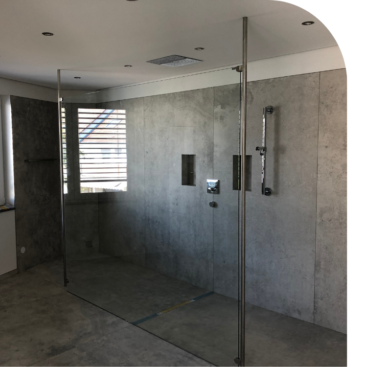 Glasdusche in Hannover